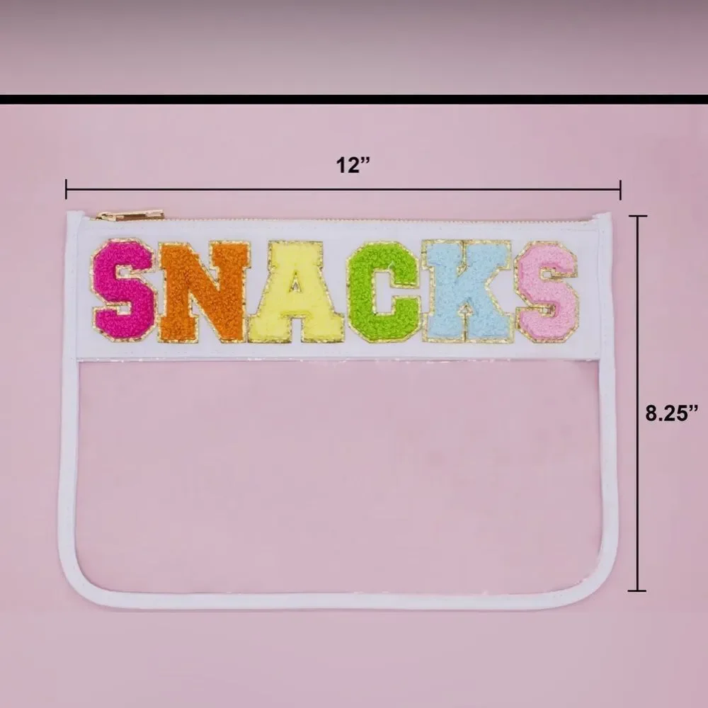 GIFTS -Clear/White SNACK Bag